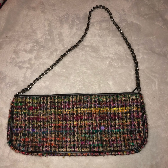 Multicolor crochet knit small handbag - Picture 2 of 2